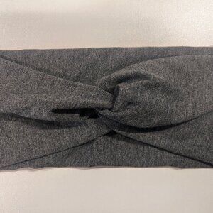 Twist Bamboo Headband Gray